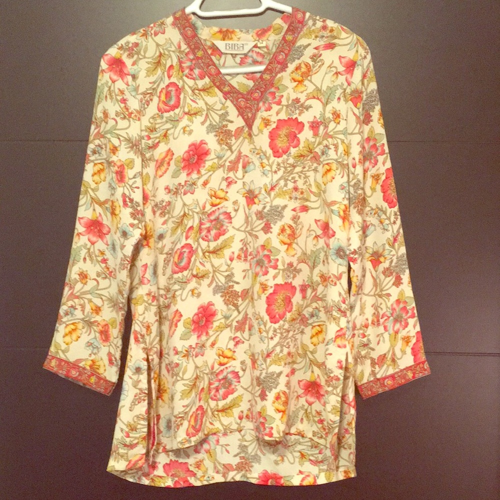 Vintage floral BIBA tunic